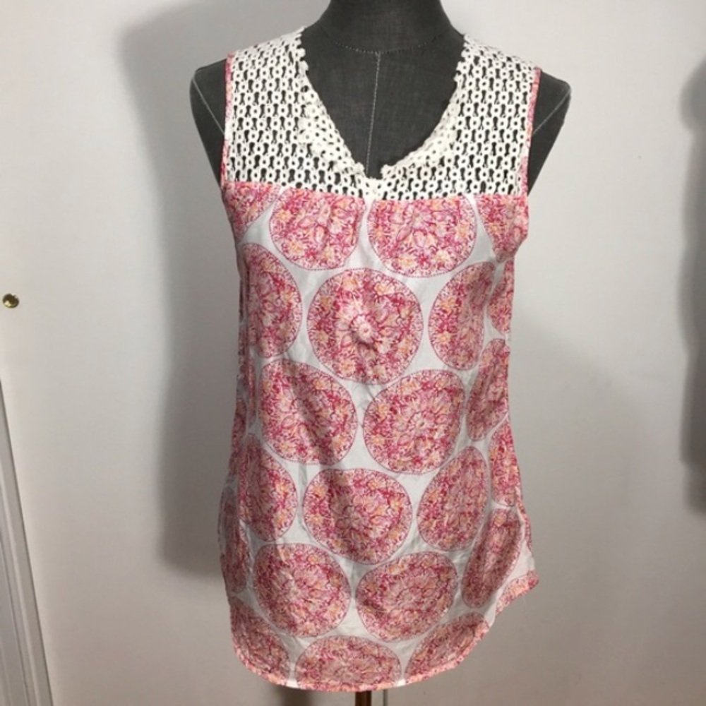 Calypso St. Barth’s 100% Silk with crochet top